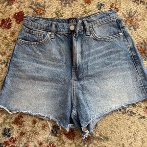 BDG high rise denim short size 27